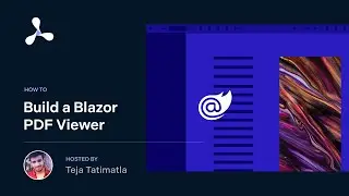 How to build a Blazor PDF Viewer