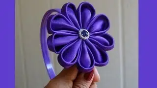 How to make fabric flower for headbands