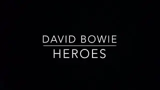 David Bowie - Heroes Lyrics