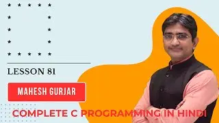 #81 | Pattern 27 | Complete C Programming | Hindi