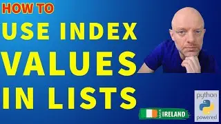 Python Tutorial: How to use index values in lists