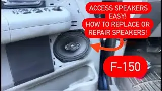 F-150 SPEAKER REMOVAL EASY! F-150 2005, 2006,2007,2008… Ford