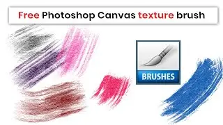 Photoshop Canvas texture brush free