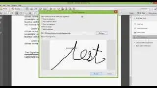 How to digitally sign a PDF Document