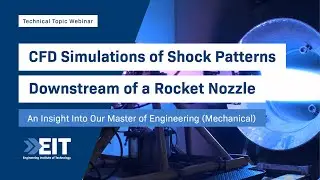 CFD Simulations of Shock Patterns Downstream of a Rocket Nozzle