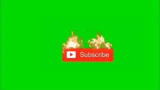 Green Screen YouTube Subscribe Button Effects