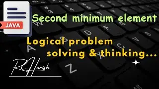 How to find 2nd minimum element in an array ?