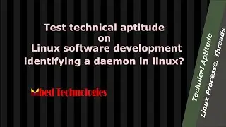 A technical question on identifying a daemon in linux