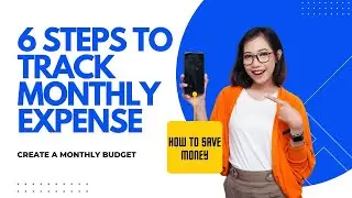 How to Save Money | 6 Steps to Track Monthly Expense | Create a Monthly Budget | Ezon Ein