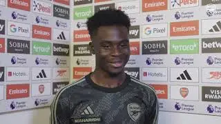 Bukayo Saka on captaining the team, Nketiahs hat-trick & Tomiyasu | Arsenal 5-0 Sheffield United