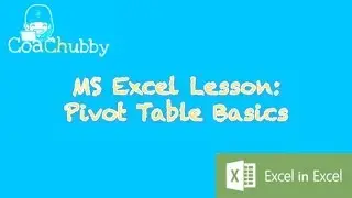 Excel in Excel: Pivot Table Basic Lesson