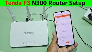 How to setup tenda f3 router