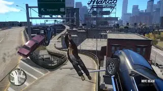 In traffic at a speed of 9999999 all cars flying- GTA 4