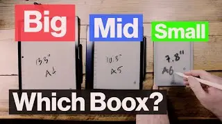 Which Size Boox Device Should YOU Go For?