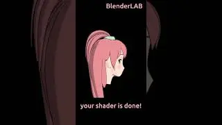 Easy Blender tutorials: Anime shader in seconds!