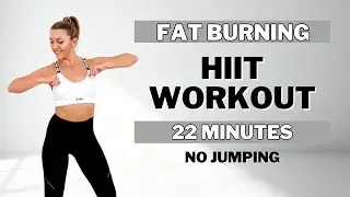 🔥22 Min LOW IMPACT HIIT🔥FAT BURNING CARDIO & TONING🔥ALL STANDING🔥NO JUMPING🔥NO REPEAT🔥