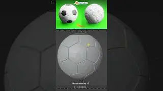 Football 3D Design in Blender #blender #3dmodelling  #productdesign #football3d  #3d #football