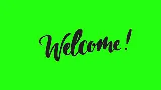 welcome intro green screen effect|copyright Free download