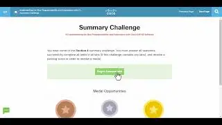 CCNP ENAUTO Section 4 Summary Challenge with explanation
