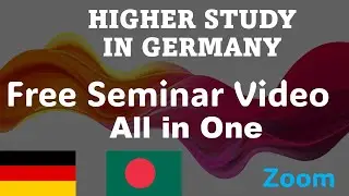 Free Seminar: Detailed Explanations On Studying In Germany | Application Guidelines