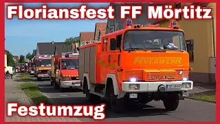 🚨Floriansfest FEUERWEHR Gemeinde Doberschütz 2024🚒FESTUMZUG durch Mörtitz🔊🚨