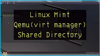 Linux Mint vm virt manager shared filesystem #linuxmint #vm #filesystem