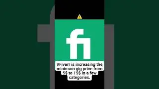 🚨#Fiverr increase gig price from 5$ to 15$