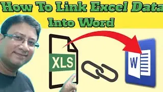 How To Link Excel Data Into Ms Word | Ms Excel Ka Data Ko Word Ke Sath Link Kaise Kare