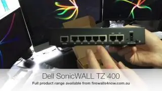 Firewalls4now.com.au - Dell SonicWALL TZ 400 out of the box