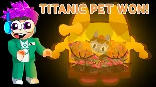 I “Accidentally” Won Pet Games and Got A Titanic! 😳 (Pet Sim 99 update)