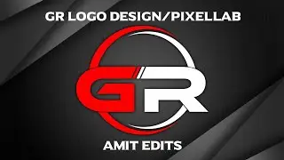 GR Logo Design | GR Logo | How to make a logo  | Logo Keise banaye | लोगो कैसे बनाये | AMIT EDITS