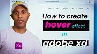 how to create hover effect in adobe xd in 1 minute