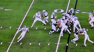 This miss-tripping call should have ended the game... 