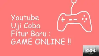 Youtube Uji Coba Fitur Baru : GAME ONLINE !! APAA !! #youtube #gameonline #stadia #bts