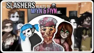 Slashers react to Y/N as....??? (Gacha Club)