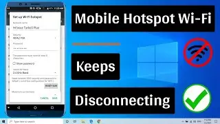 Fix shared Mobile Hotspot WiFi keeps disconnecting in Laptop | WiFi bar bar disconnect kyu hota hai?