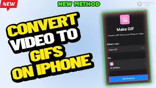 How convert video to GIFs on iPhone 2024 | Video to Gif iPhone free