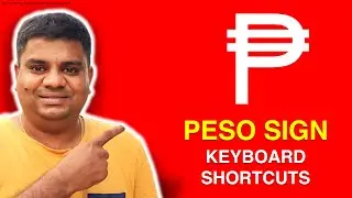 How to Put Peso Sign in Keyboard - [ ₱ ]