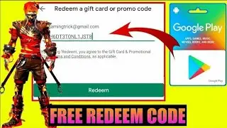 101% Free Google Play Redeem Code For All |Redeem Code For Plya Store||Get Diamond