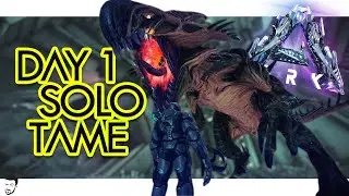 How to Easy Solo Tame an R-Reaper DAY 1 ON FOOT in ARK Genesis 2