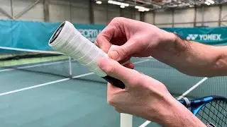 How to put on a perfect tennis grip (overgrip)? 🎾