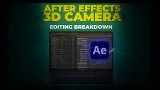 How to Edit YouTube Videos With 3d Camera In After Effects || After Effects Tutorial