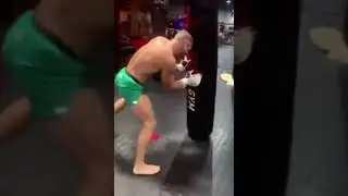 Conor McGregor training