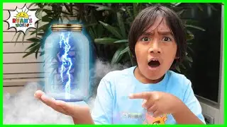 How to Make Lightning In a Bottle DIY Science Experiments for kids!