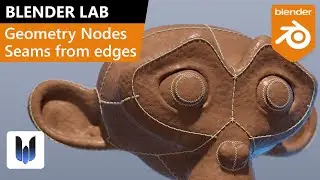 Blender Geometry Nodes: Seams based on edges