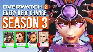 Overwatch 2 Season 3 ALL HERO CHANGES!