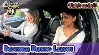 Beginner Driving Lesson with Erin | Clutch Control Tips and Junctions