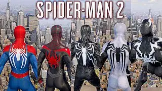 Spider Man Peter Vs Miles Vs Peter Symbiote Vs Venom Vs Anti Venom