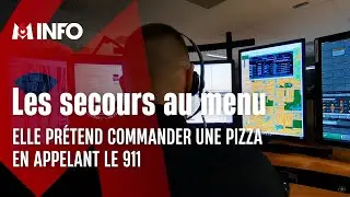 Elle prétend commander une pizza pour appeler les secours