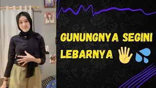 Tiktok Ukhti Baju Hitam Goyang Hot Makin Meresahkan | Jilbab Tiktok Gunung Kenyal Pemersatu Bangsa